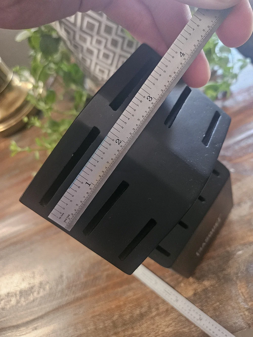 BASQUE MATTE BLACK SERIES •10 SLOT KNIFE BLOCK•